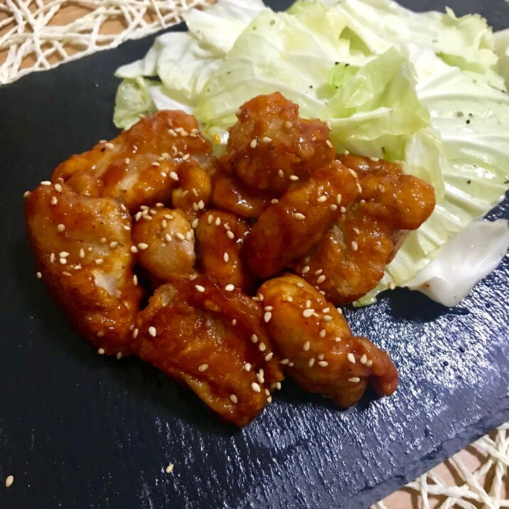 韓国風から揚げ ヤンニョムチキン レシピ 作り方 By Nami Daidokoro 楽天レシピ 韓国風から揚げ ヤンニョムチキン レシピ 作り方 By Nami Daidokoro 楽天レシピ